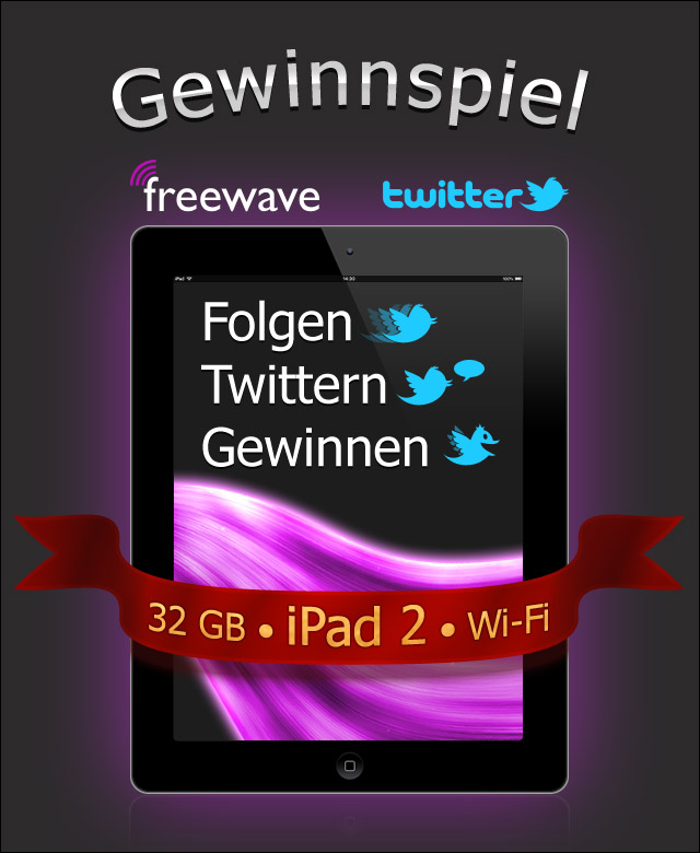 Freewave Twitter-iPad2-Gewinnspiel