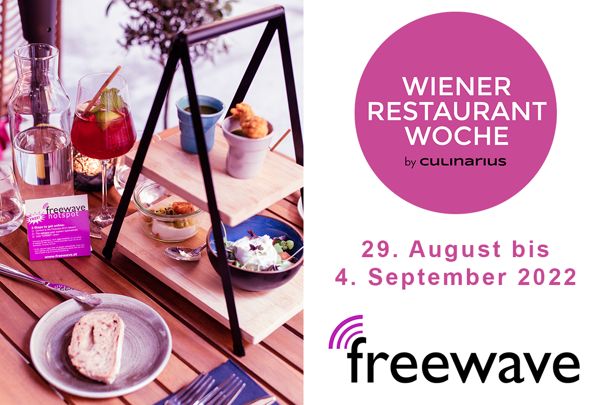 Wiener Restaurantwoche x Freewave: 2022 August